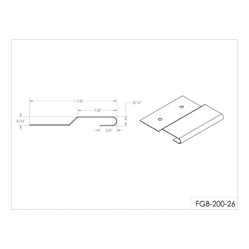 Bermuda Siding Clip - 2" - Image 7